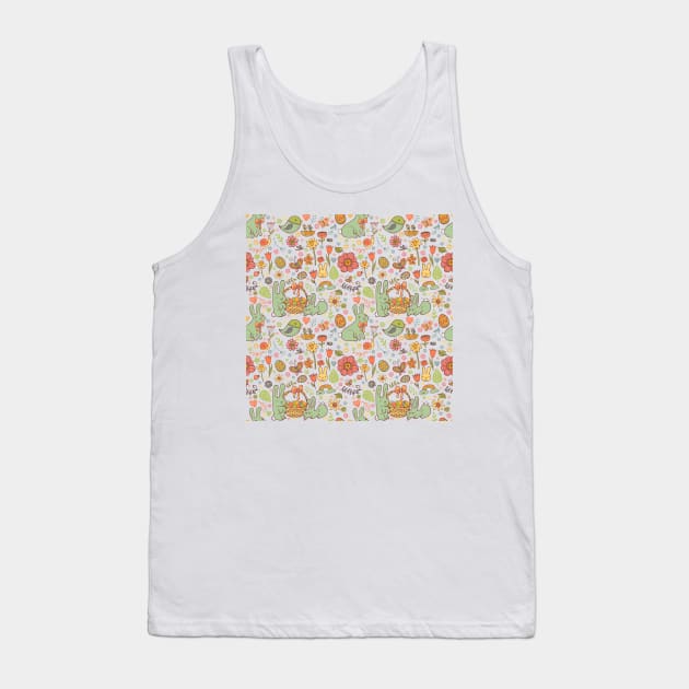 Easter Egg Basket | Happy Easter Tank Top by gronly